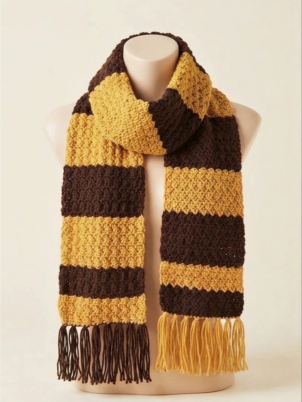 Handmade crocheted scarf